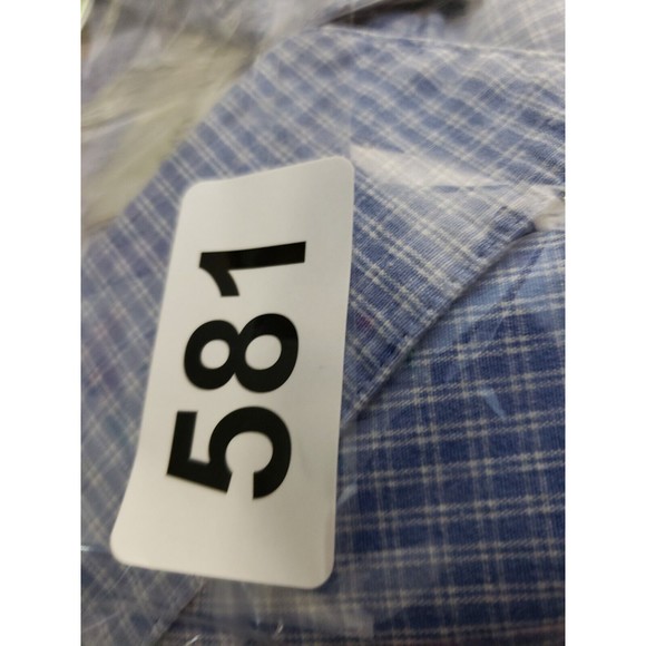 Susan Bristol Womens XL Blue Button Up Shirt Vintage Cotton blend - Picture 8 of 9